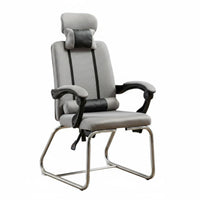 170-Degree Recline Reclining Office Chair with Footrest Ergonomic Design Highspine Reclining Chair with Footrest Adjustable neck restrest Seating Furniture effortless Rolling casters for Students, Gaming