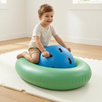 Ball-Shaped Rocker Grip Handles Inflatable Dome Rocker Dome Balance Toy Cushioned