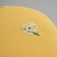 Round Corduroy Floor Cushion, Floor Pillow Memory Foam, Bay Window Seat Pad, Floor Seating Pillow, Home Decor Pouffe, Meditation Tatami Mat