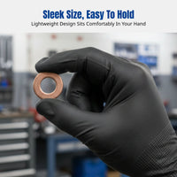 Copper Sealing Flat Washer, Marine Instrument Gasket, Large Size, Precision Machined, Polished