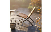 3 Pieces Foldable Balcony Cafe Set Waterproof Folding Cafe Set Sun-Resistant Folding Outdoor Table Chairs Designer Design for Garden, Courtyard