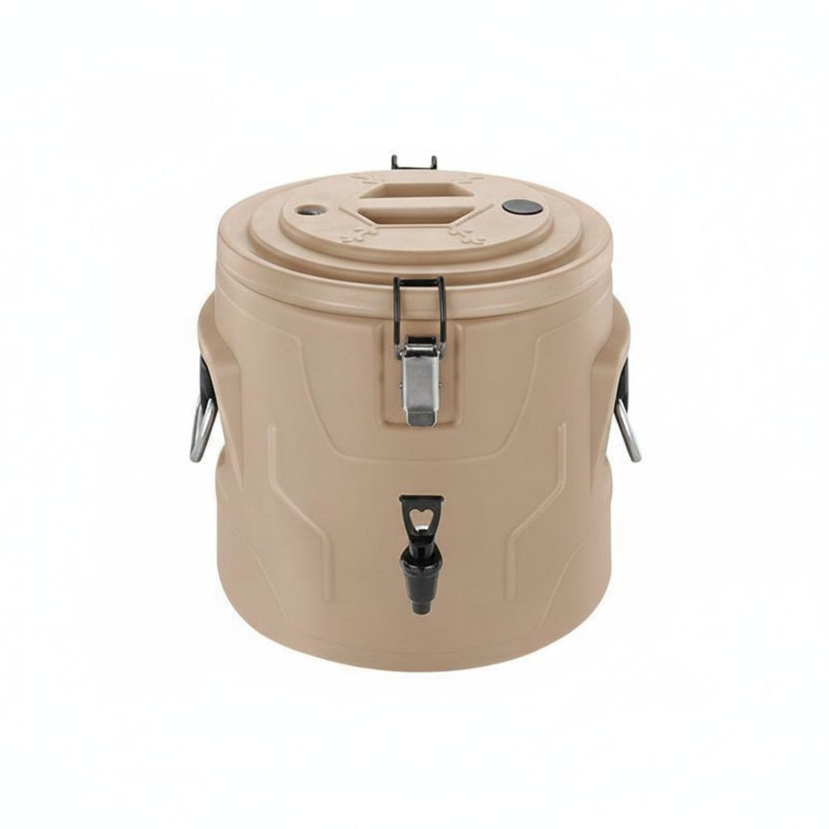 Stainless Steel Insulated Barrel Long-Lasting Construction Stainless Steel Food Barrel Large Capacity Food Warmer