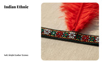 Ornamental Quill Feather Headband Brilliant Colors Feathered Headpiece Lightweight Feather Headband for Entertainers, Women, Performances, Festivals