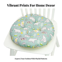 Japanese Design Round Futon Cushion Thickened Design Tatami Floor Cushion Comfortable for Meditators, Office Workers, Bay Window
