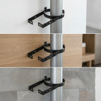 Wall-Mount Chimney Pipe Support Bracket Adjustable Flue Pipe Bracket Secure Chimney Fixing Band Heavy-Duty for Installers, Homeowners, Fireplace