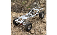 RC Car Chassis with Servo Arm Metal RC Crawler Chassis Aluminum Frame for Hobbyists