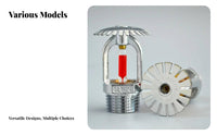 Fire Sprinkler Head 3C Certified 68 Degree Sprinkler Head Copper Alloy Construction Building Hardware