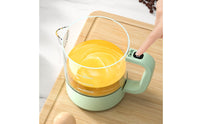 Built-in Strainer Automatic Rice Washing Cup Single-Press Operation Electric Egg Substitute Beater Pitcher High-Speed Engine for Baking