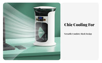Cools & Humidifies Portable Air Cooler Quiet Operation Desktop Misting Fan Low Noise for Bedroom, Office, Dorm Room