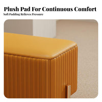 Light Luxury design Rectangular End-of-Bed Stool Modern Design Upholstered Bench Fashionable Ottoman Multi-Purpose for Bavailableique Owners, Adults, Homeowners, Walk-in Closet, Bedroom, Clothing shop, Entryway