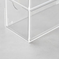 Eyeglasses Organizer with Drawers Transparent Collection Box 4-Drawer for Vanity