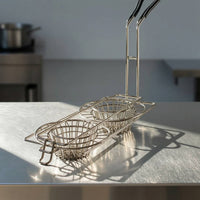 Heavy-Duty Taco Fry Basket Dishwasher Safe Taco Basket with Handle Sturdy for Restaurant