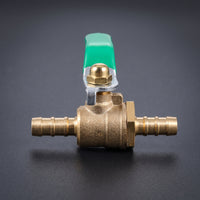 Hose Barb Ball Valve Heavy-Duty Ball Valve with Lever Handle Hose Barb Fitting Leak-Unobstructed Plumbing Part Secure