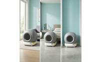 Cat Litter Box with App Control Smart Self-Cleaning Litter Box Pet Supply Low-Noise Quiet for Cats, Home, Living Room