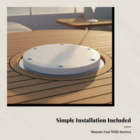 Inspection Deck Plate, Round, Watertight Cover for Boat, Yacht, Kayak