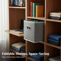 Stackable Organizer Cube Foldable Design Stackable Storage Cube Large Capacity