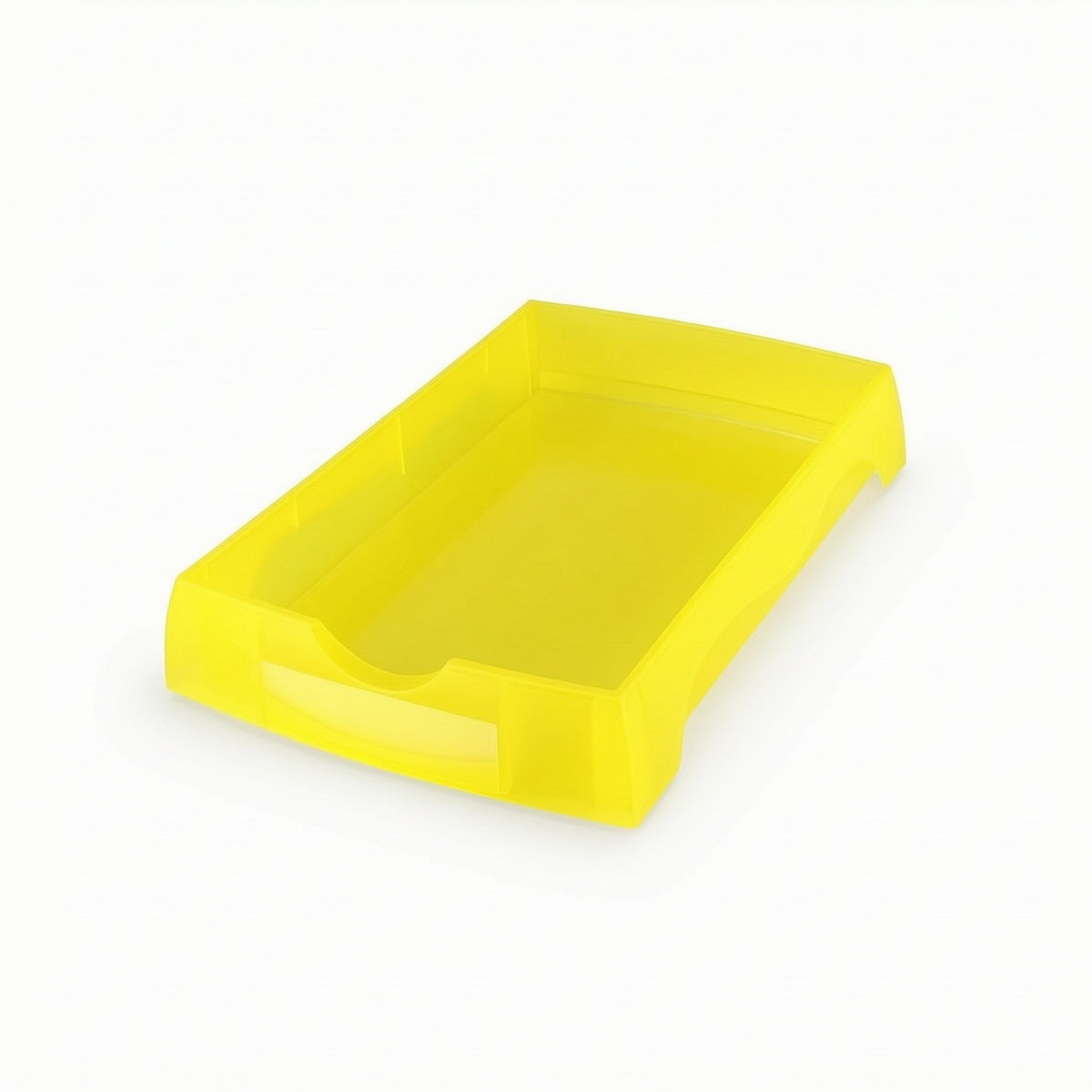 Stackable Storage Tray Shallow Plastic Parts Tray Slim-Profile for Technicians