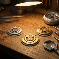NH36 Compatible Ship-Wheel Rotor Weighted exposedSpoke Rotor Central Bearing Opening Circular