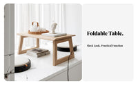 Space-Saving Foldable floor Table Japanese design Foldable floor surface Portable Floor Desk Multi-Functional for Apartment Dwellers, Families with Children, Bay alcove, Small Spaces, Dorm Room, Home Office