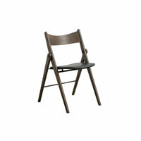 Nordic design Foldable Wooden Chair Space-Saving Design Upholstered Wooden Folding Chair Sturdy Frame Stackable Seat Easy to Clean for Apartment Dwellers, Event Organizers, Office Managers, Conference Room, Small Apartments, Kitchen, Parties