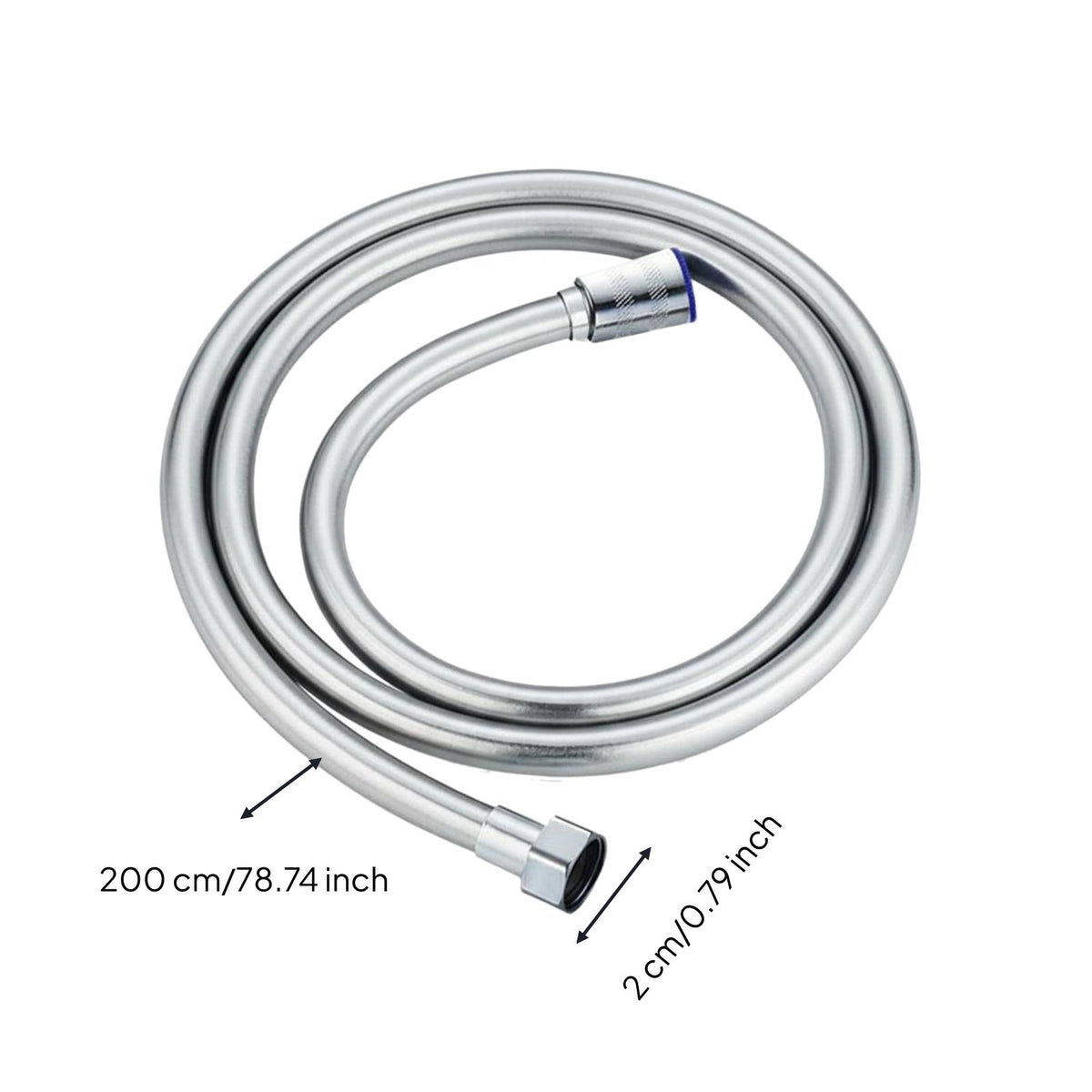 Flexible Shower Hose Easy to Install PVC Shower Hose Universal Fit Plumbing Part