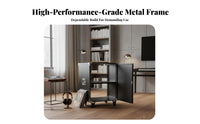Heavy-Duty Wheeled Audio Flight Case Reinforced Corners Rolling Audio Equipment Rack With Casters Safeguarding Carrier Recessed Handles for Musicians, Event Technicians, Home Studio Owners, Live Performances, Touring, Events, Travel