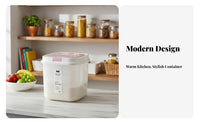 Moisture-Proof Rice Storage Bin Long-Lasting Airtight Rice Container Safe for Pantry
