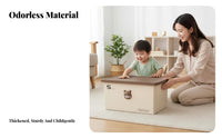 Rolling Storage Tote Cute design aesthetic Organizer Box With casters for Bedroom