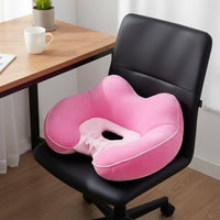 Buttocks Support Pillow Breathable Two Lobed Section Coccyx Cushion Ergonomic Design Chair Pad for Drivers