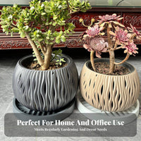 Round Flowerpot Base Thickened Round Pot Base long-lasting for Windowsill, flourishty owners