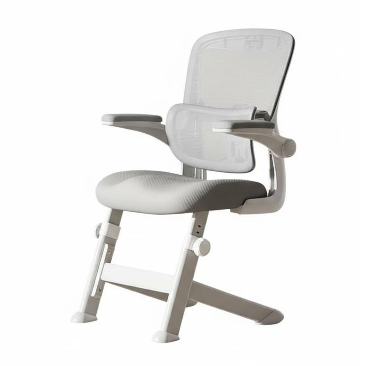 Ergonomic Design Reclining Mesh Chair with Footrest Support Computer Seat rotate casters Office Furniture Adjustable supportrests for Students, Teenagers, Adults, Studying, Study Room, Bedroom, Workplace