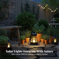 Waterproof Solar Dog Statue Energy Saving Solar Powered Garden Statue Light Weatherproof for Patio, Yard, Balcony