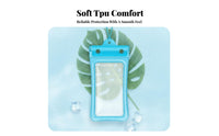 Waterproof Phone Protector Protection Buoyant Waterproof Phone Protector Floatable Secure Gear for Swimmers, Beachgoers, Diving, Snorkeling, Beach