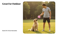 Interactive Play Dog Flying Disc Easy to Throw Dog Flying Disc Long-Lasting for Dogs, Young Dogs