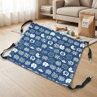 Cat Hammock and Hanging Cat Bed with Rope-Suspended Design, Breathable Textile Feline Cage Hammock, Multi-Scene Use Swing for Indoor Pet Resting Area