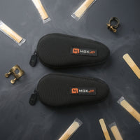2 Pieces Clarinets Embouchure Guard Pouch Sheltering Saxophone Embouchure Guard Pouch Soft-Lined for Saxophonists, Instrumentalists, Rehearsal