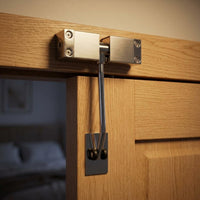 Zinc Alloy Automatic Sliding Door Closer Metal Arm Sliding Door Closer Compact Closing Device for Indoor
