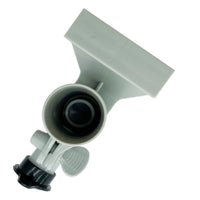 Screw-on Pipe Holder with Air Jet Valve Plastic Jet Valve with Support Arm Compact Pool Pipe Support Easy Installation