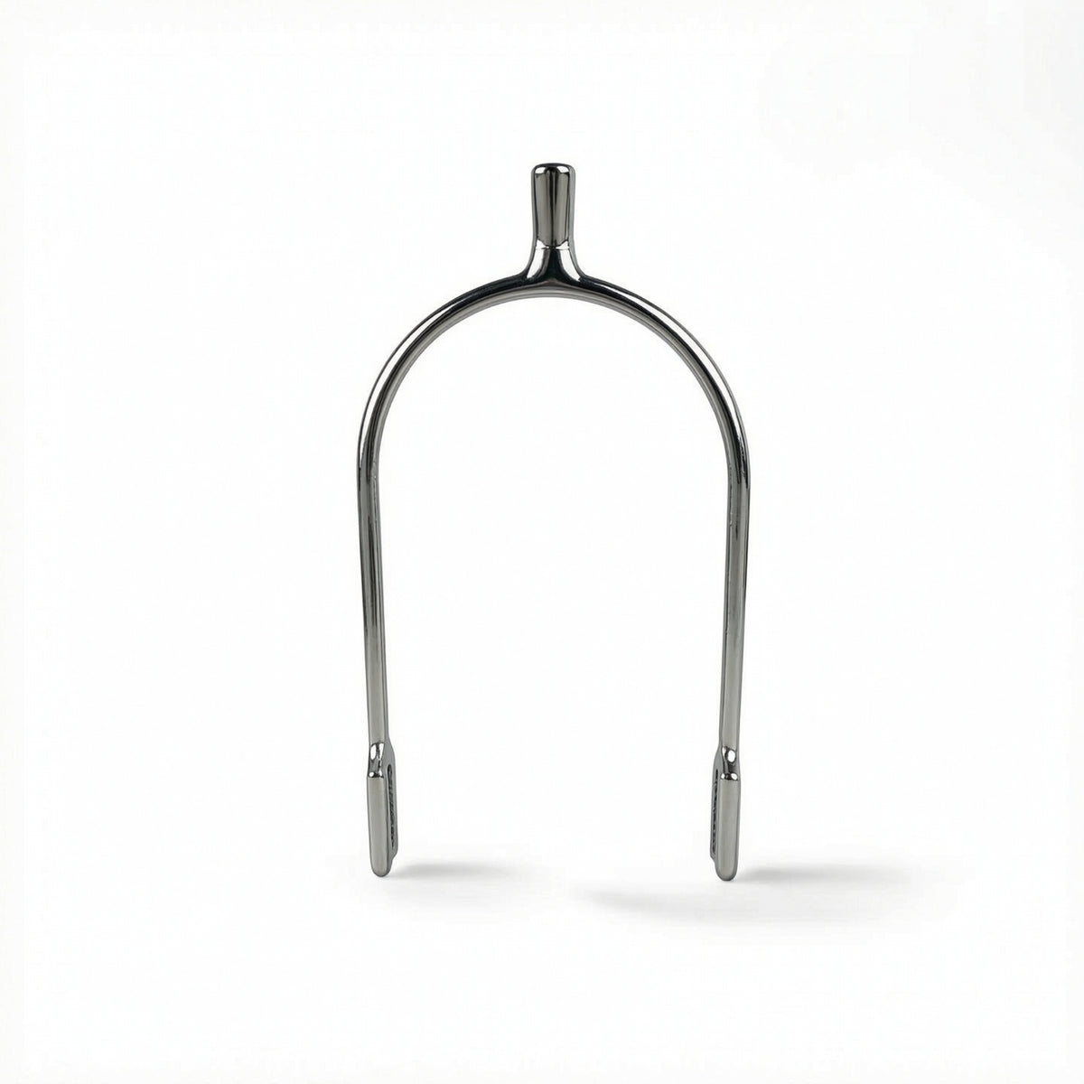 Polished Stainless Steel Spur with Strap Compact Equestrian Spur with Strap for Riders, Equestrians
