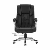 Authentic Leather managerial Highspine Armchair Adjustable Height Ergonomic Rolling Chair 360-Degree rotating Office Furniture Padded Armrests for managerials, Managers, distant Workers, Study Room, Workstation