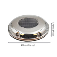 Sun-Powered Deck Vent Sunlight-Driven Exhaust Fan Energy Efficient for Boats, Recreational Vehicles