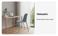 Nordic Design Molded Shell Chair Minimalist and aesthetic Indoor Furniture Thickened Seat Home Furnishing adaptable for Apartment Dwellers, Business Owners, Dining Room, Office, Kitchen, Patio