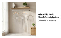 Invisible Garment Hanger Long-Lasting Telescopic Photo Display Hanger Invisible Dress Form Strong Load-Bearing Lightweight Silver for Photography