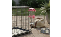 Hanging Pet Water Dispenser Space Saving Enclosure Mounted Water Bottle
