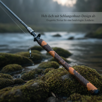 Python Pattern Carbon Fiber Heavy Lure Fishing Rod for Long Casting