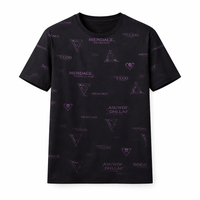 V Neck T Shirts Men with Embroidered Striped Design, Big Tall in Extended Sizes up to 7XL, Moisture Wicking Short Sleeve for Daily Wear
