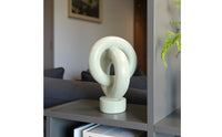 Tabletop Sculpture Abstract Tabletop Ornament Modern Geometric Sculpture for Living Room, Office, Entryway