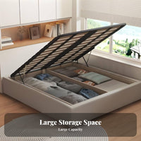 Platform-& design & design raisetop Storage Bed Space Saving Gas raise Ottoman Frame Slatted sturdy Bedroom Furniture box-boxlessNoisenoiseless boxless Needed for Apartment Dwellers, homeowners, Students, Small areas, Guest Room