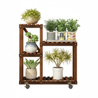 Decorative Multi-Tier Corner Flower Rack Space-Saving Plant Stand Stable framework Home Decor Sturdy Construction for Gardeners, Homeowners, Apartment Dwellers, Living Room, Balcony, Bedroom, Office