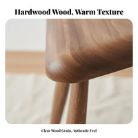 Wabi-Sabi Design Three-Legged Toadstool-Shaped Perch Nordic Design Small Stool Designer Piece Household Furniture Polished Rounded Border S for Interior Designers, Homeowners, Adults, Bedroom, Living Room, Entryway, Balcony